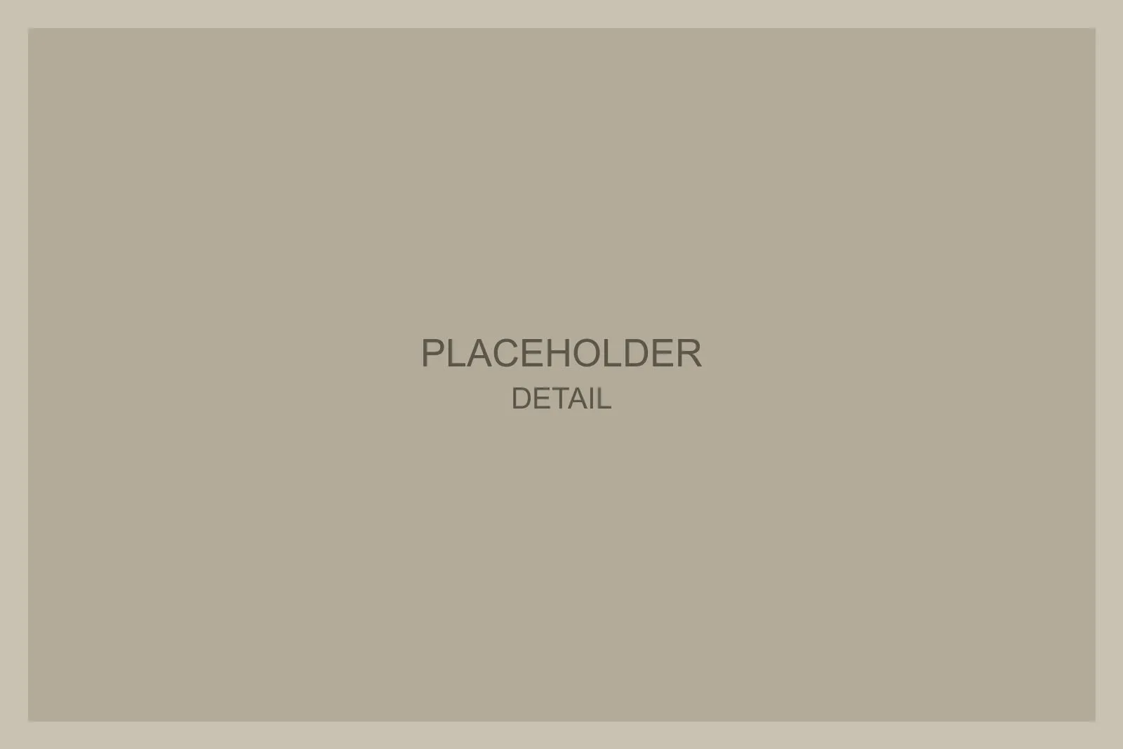 Placeholder detail showing surface and material.